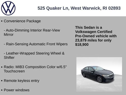 Certified 2023 Volkswagen Jetta S w/ IQ.Drive Package image 19