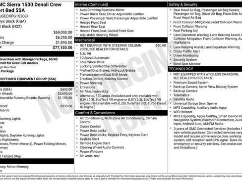 Certified 2023 GMC Sierra 1500 Denali AWD/4WD image 69