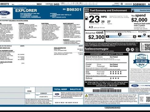 Used 2025 Ford Explorer ST-Line AWD/4WD image 33
