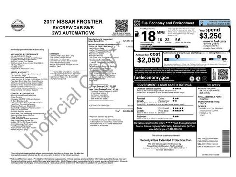 Used 2017 Nissan Frontier SV w/ SV Value Truck Package RWD image 22