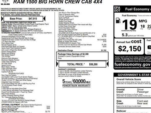 Used 2022 RAM 1500 Big Horn AWD/4WD image 2