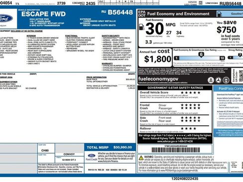 Used 2024 Ford Escape Active FWD image 2