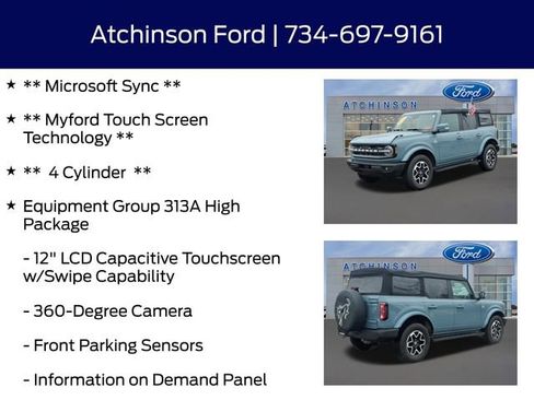 Used 2022 Ford Bronco Outer Banks AWD/4WD image 8