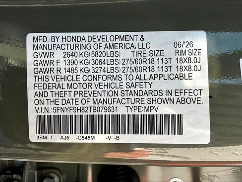 New 2026 Honda Passport TrailSport Elite image 21