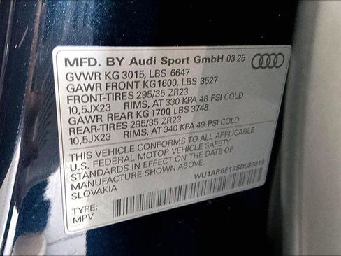 Used 2025 Audi RS Q8 performance AWD/4WD image 19