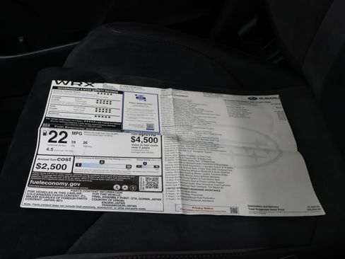 Used 2023 Subaru WRX Limited AWD/4WD image 66