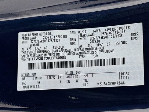 Used 2019 Ford F250 Lariat w/ Lariat Ultimate Package image 34