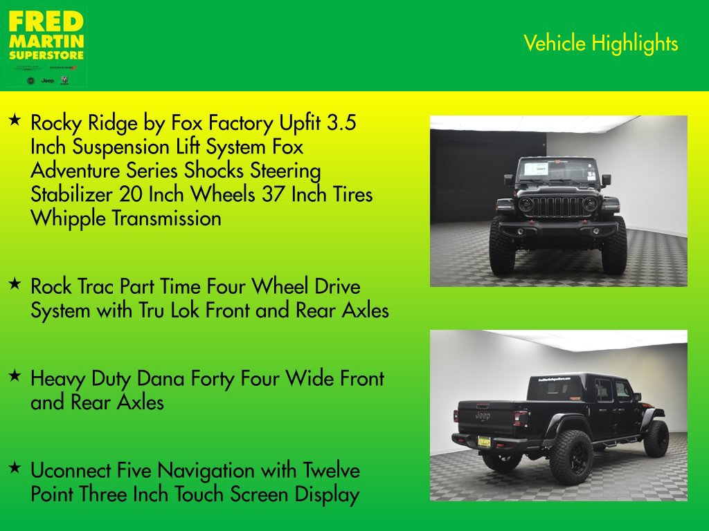 New 2026 Jeep Gladiator Rubicon w/ Technology Group AWD/4WD image 8