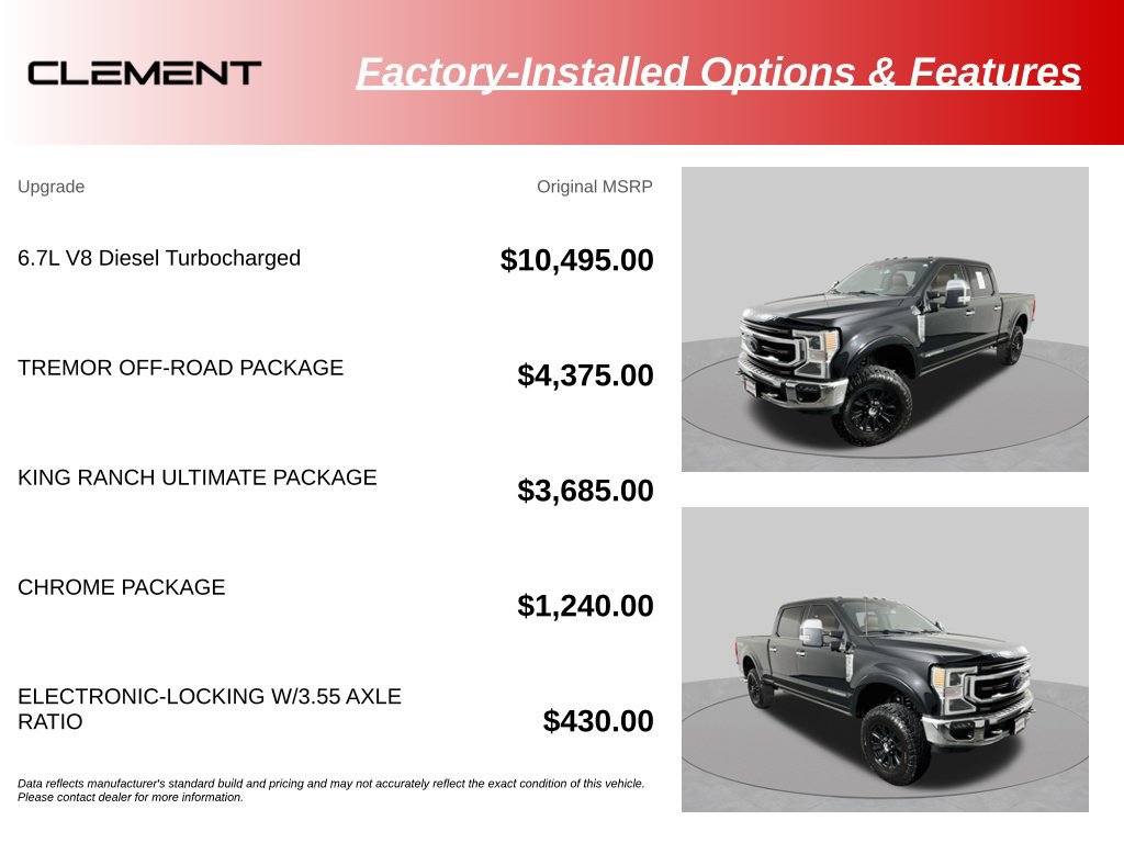 Used 2022 Ford F350 King Ranch w/ Tremor Off-Road Package AWD/4WD image 15