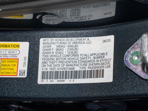 Certified 2023 Honda Civic EX-L image 37
