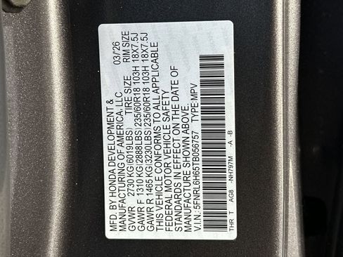 New 2026 Honda Odyssey EX-L image 2