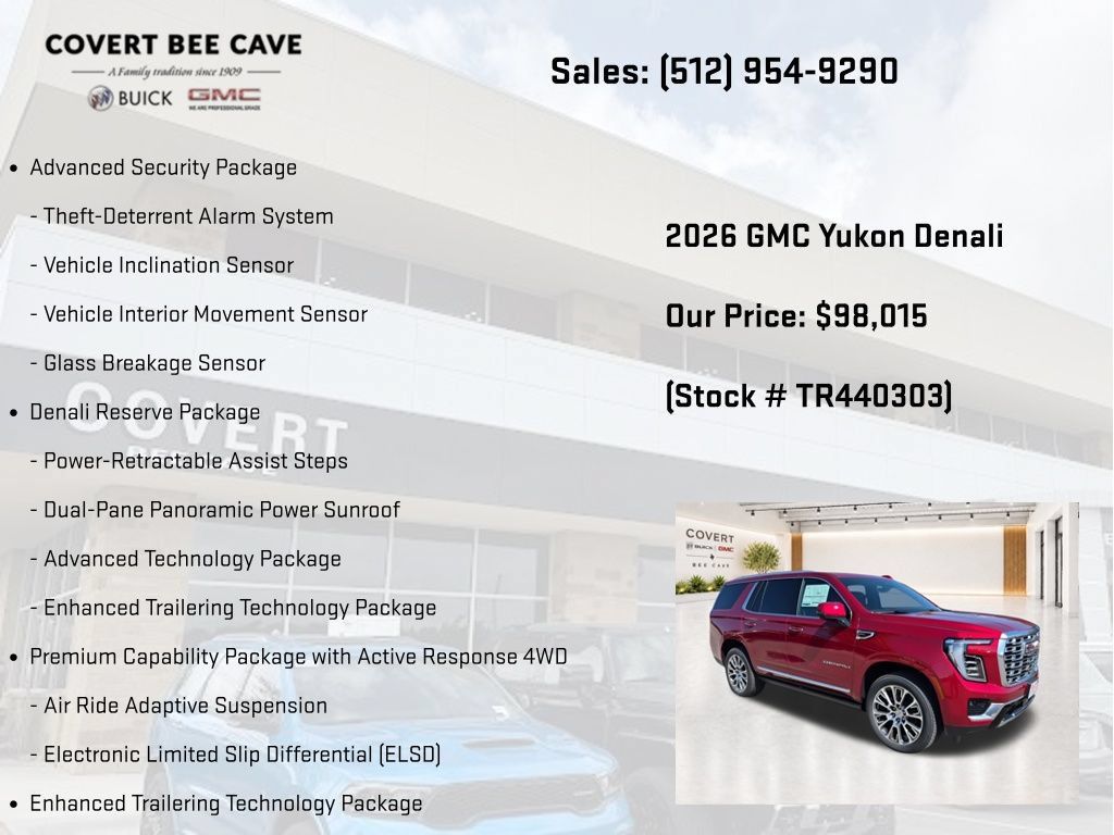 New 2026 GMC Yukon Denali w/ Denali Reserve Package AWD/4WD image 19