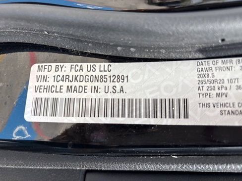 Used 2022 Jeep Grand Cherokee L Overland w/ Luxury Tech Group IV image 80