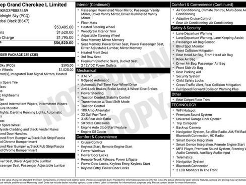 Used 2023 Jeep Grand Cherokee L Limited AWD/4WD image 6