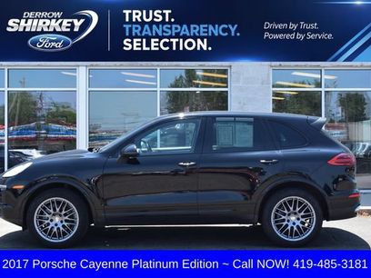 Used 2017 Porsche Cayenne Platinum Edition