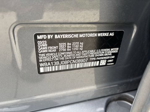 Certified 2023 BMW 530i xDrive w/ M Sport Package AWD/4WD image 37