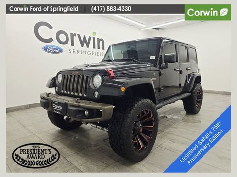 Used 2017 Jeep Wrangler Unlimited Sahara AWD/4WD image 1
