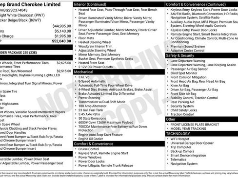 New 2025 Jeep Grand Cherokee Limited image 40