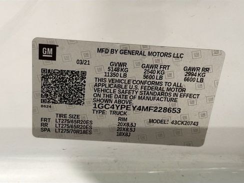 Used 2021 Chevrolet Silverado 2500 LTZ w/ LTZ Premium Package image 28