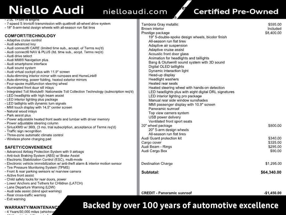 Used 2025 Audi Q5 Prestige AWD/4WD image 1