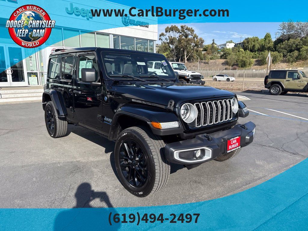 Certified 2025 Jeep Wrangler Unlimited Sahara w/ Safety Group AWD/4WD image 1