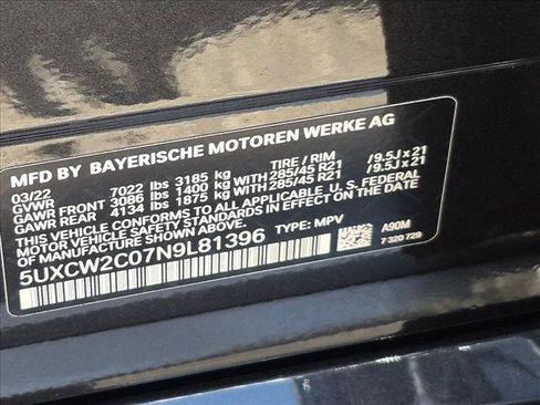 Used 2022 BMW X7 xDrive40i w/ Premium Package AWD/4WD image 16