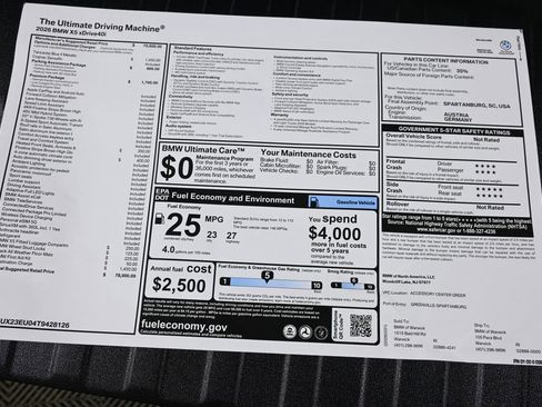 New 2026 BMW X5 xDrive40i w/ Premium Package AWD/4WD image 37