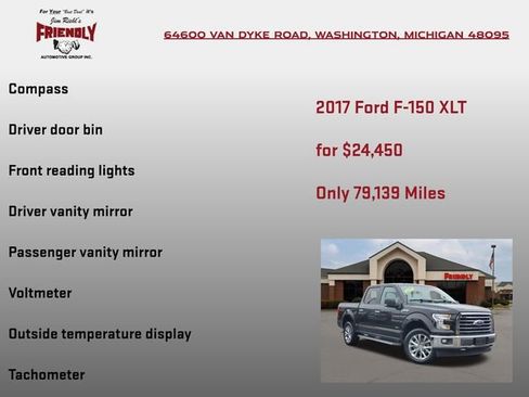Used 2017 Ford F150 XLT w/ Equipment Group 302A Luxury AWD/4WD image 25