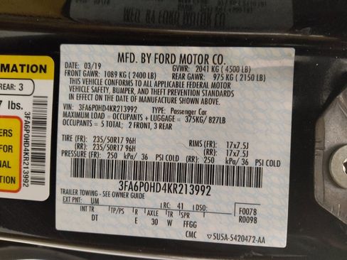 Used 2019 Ford Fusion SE image 33