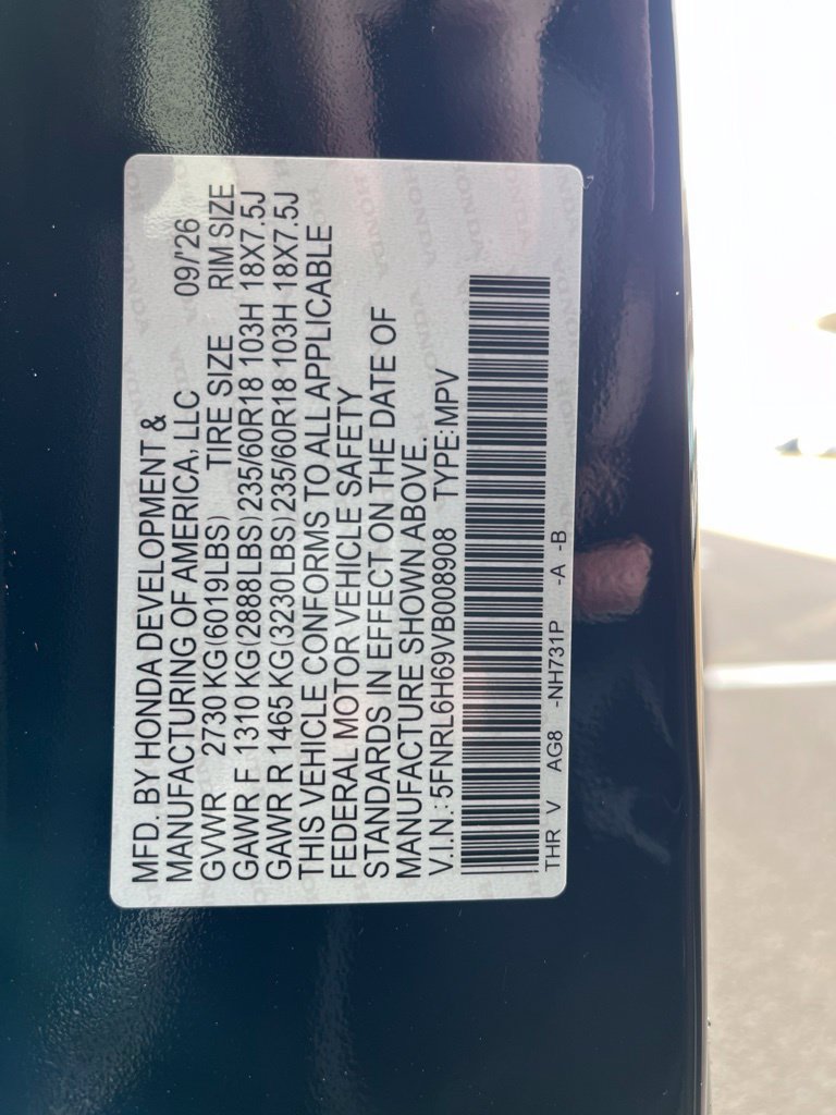 New 2027 Honda Odyssey EX-L image 5