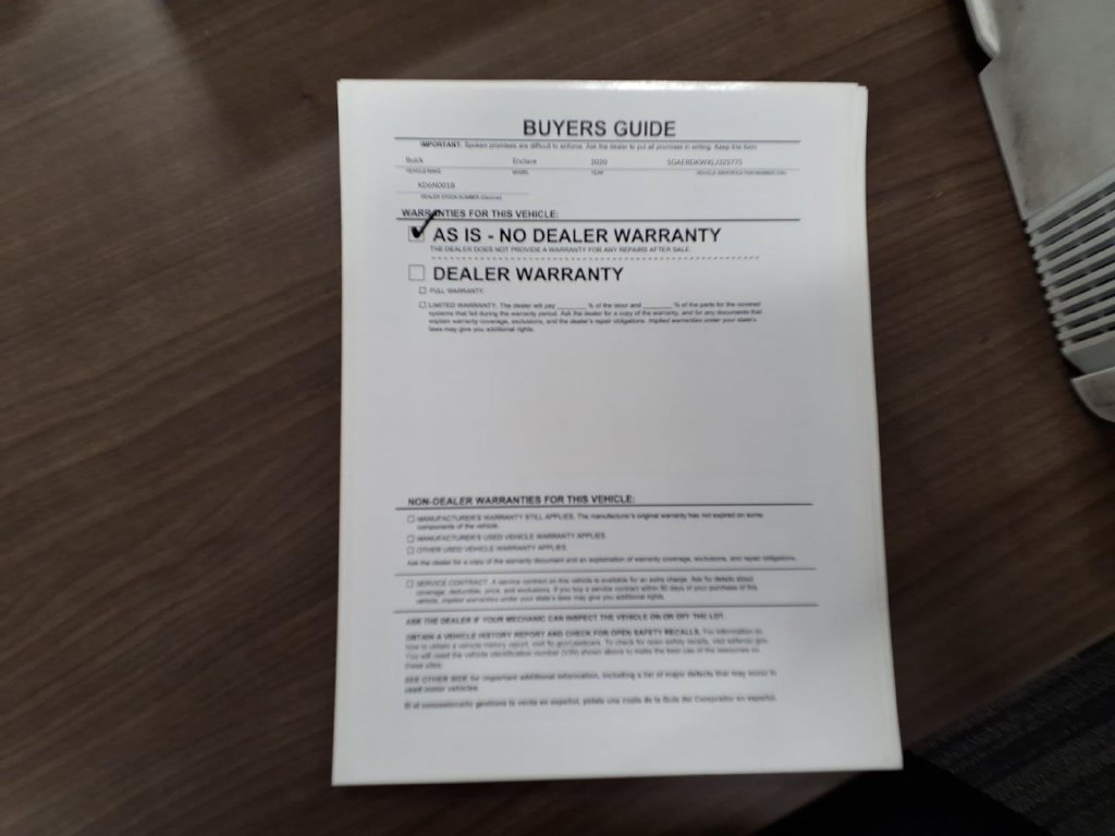 Used 2020 Buick Enclave Avenir w/ Avenir Technology Package FWD image 33