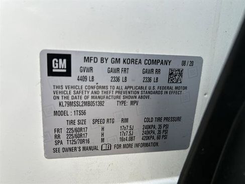 Certified 2021 Chevrolet TrailBlazer ACTIV w/ Convenience Package image 37