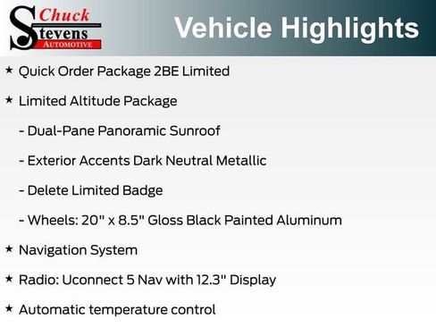 New 2026 Jeep Grand Cherokee Limited w/ Limited Altitude Package AWD/4WD image 10
