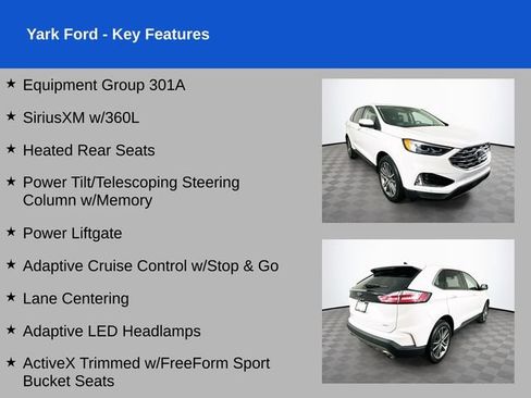 Certified 2024 Ford Edge Titanium w/ Equipment Group 301A AWD/4WD image 2