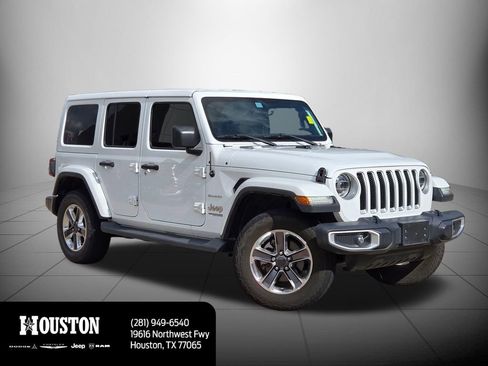 Used 2021 Jeep Wrangler Unlimited Sahara AWD/4WD image 3