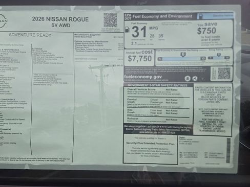 New 2026 Nissan Rogue SV image 35