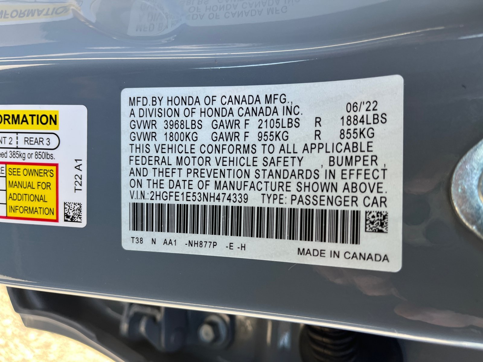 Used 2022 Honda Civic Si image 25