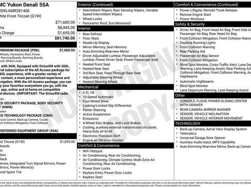Used 2021 GMC Yukon Denali w/ Denali Premium Package AWD/4WD image 5