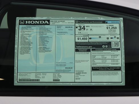 New 2026 Honda Civic Sport image 23