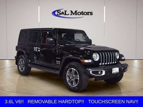 Used 2023 Jeep Wrangler Unlimited Sahara AWD/4WD image 1