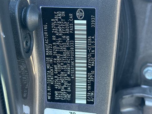 New 2023 Toyota Camry SE w/ Audio Upgrade Package FWD image 56