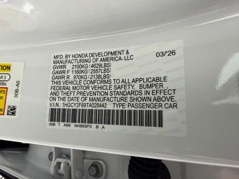 New 2026 Honda Accord EX-L image 18