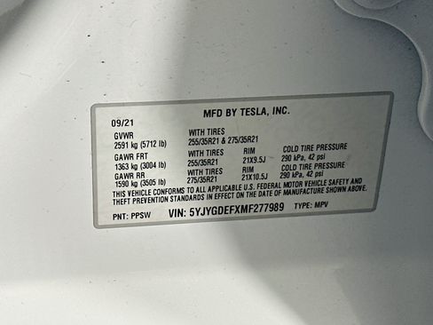 Used 2021 Tesla Model Y Performance AWD/4WD image 12