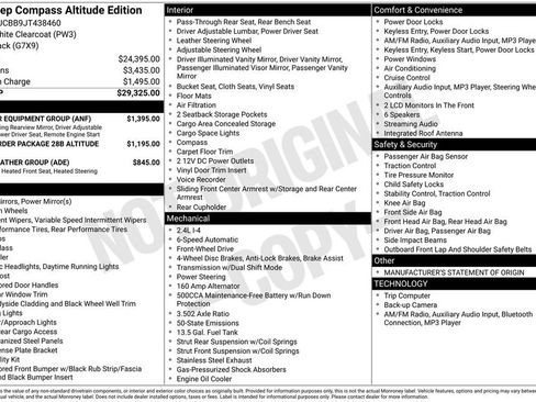 Used 2018 Jeep Compass Altitude w/ Popular Equipment Group image 3