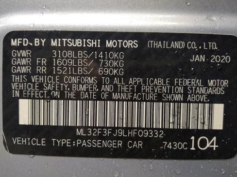 Used 2020 Mitsubishi Mirage G4 ES image 33