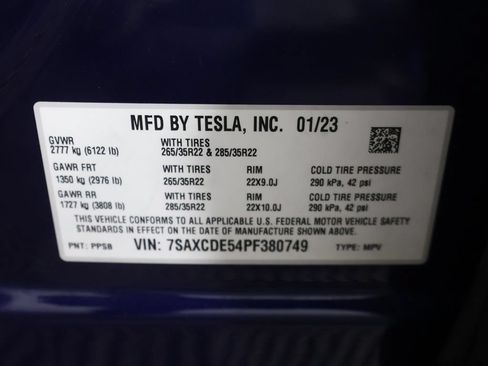 Used 2023 Tesla Model X AWD/4WD image 58