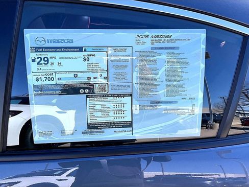 New 2026 MAZDA MAZDA3 Carbon image 12