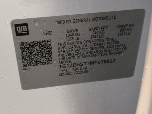 Used 2021 Chevrolet Malibu LS FWD image 33