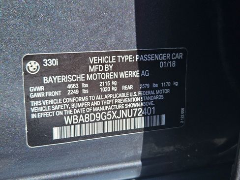 Used 2018 BMW 330i xDrive Sedan AWD/4WD image 34
