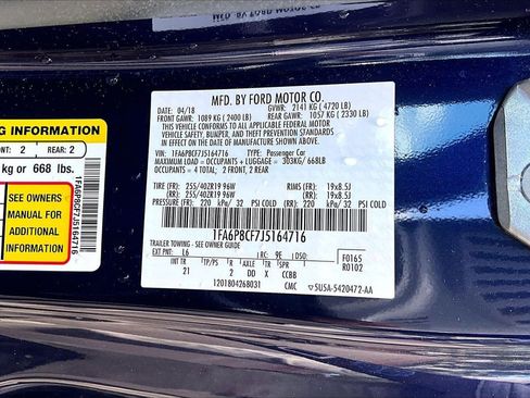 Used 2018 Ford Mustang GT w/ Equipment Group 301A RWD image 15